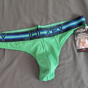 Jockey Sport® Stability Pouch Microfiber Thong - Size XL (40"-42")
